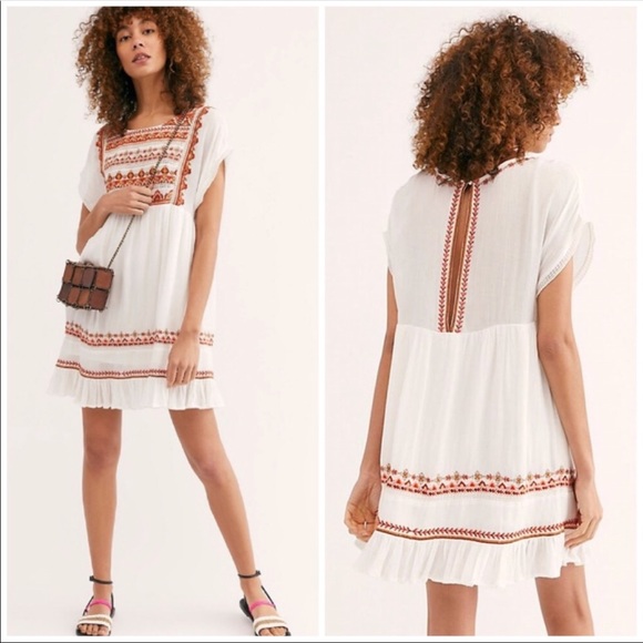 Free People Sunrise Wanderer Mini Dress - Picture 4 of 14